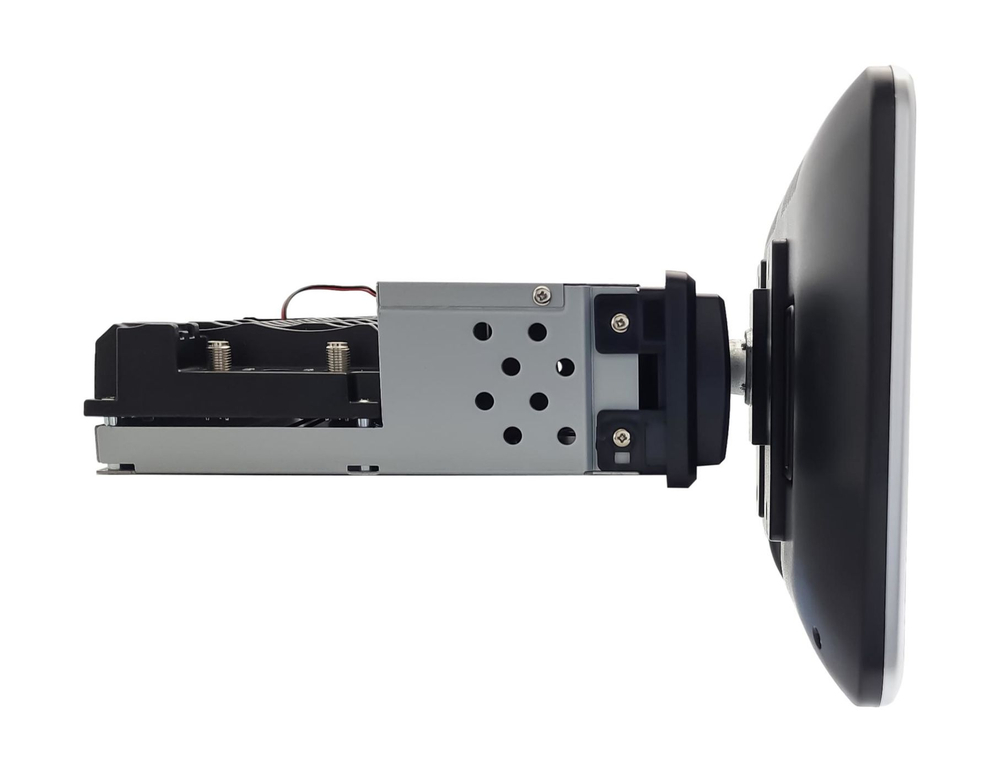 1DIN магнитола с поворотным 10" монитором - WideMedia Android 10, TS10, CarPlay, 4/32 ГБ, 4G SIM-слот