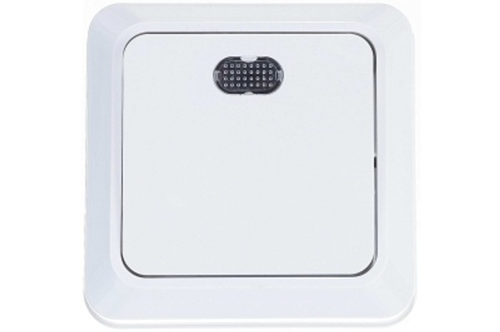 Выключатель 1кл с подсв бел Олимп ОП 10А 220В (3/10/200)