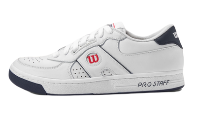 Кроссовки мужские Wilson Pro Staff 87 Classics Sneakers - white/navy/infrared - White