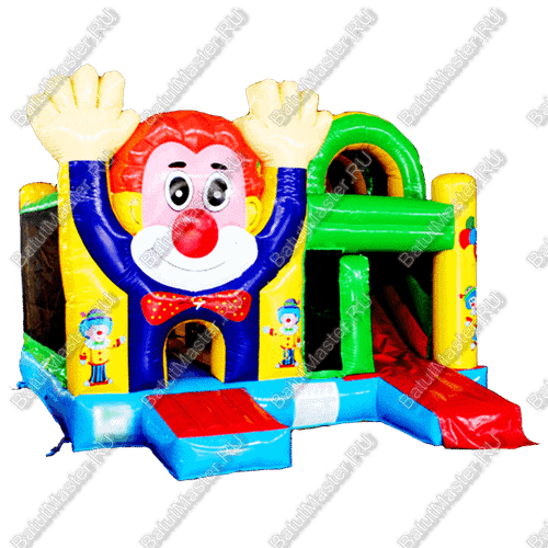 Надувной батут "Добрый клоун"