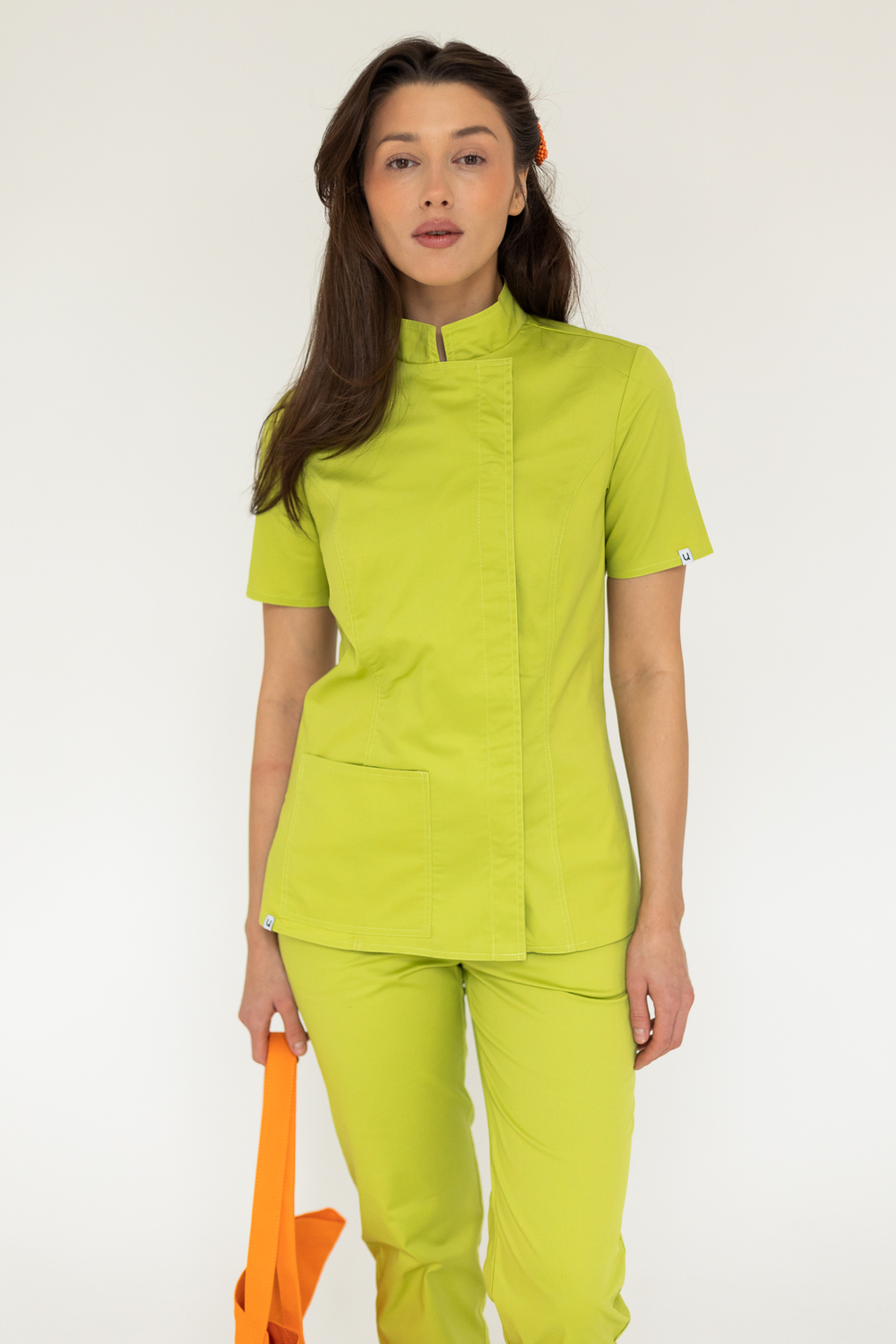 Блуза женская м222 toray стретч лайм0933