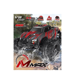 Радиоуправляемый монстр Remo Hobby MMAX Brushless (красный) 4WD 2.4G 1/10 RTR