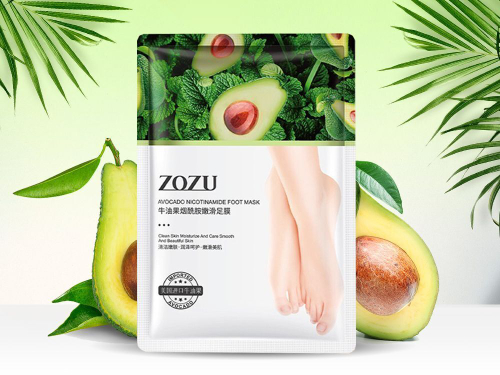 Zozu Маска-носочки для ног с авокадо