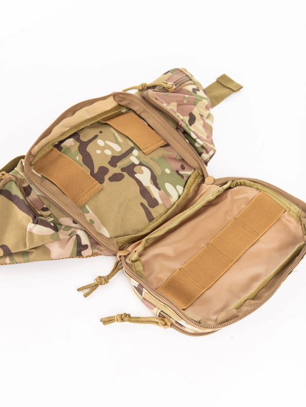 Сумка MOLLE  №723 тактическая на пояс для рыбаков и охотников мультикам