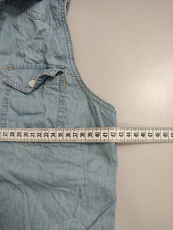 Рубашка Terranova джинсовая 46 размер