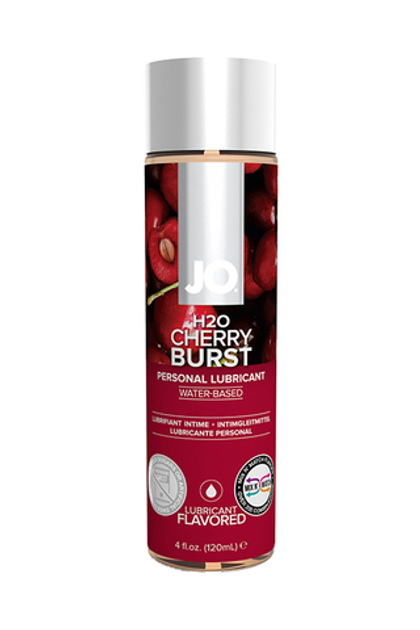 JO Flavored Cherry Burst - Оральный лубрикант Вишня, 120 мл.