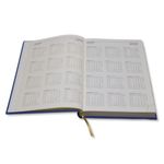 Ежедневник Lediberg Nebraska кремовый блок Синий