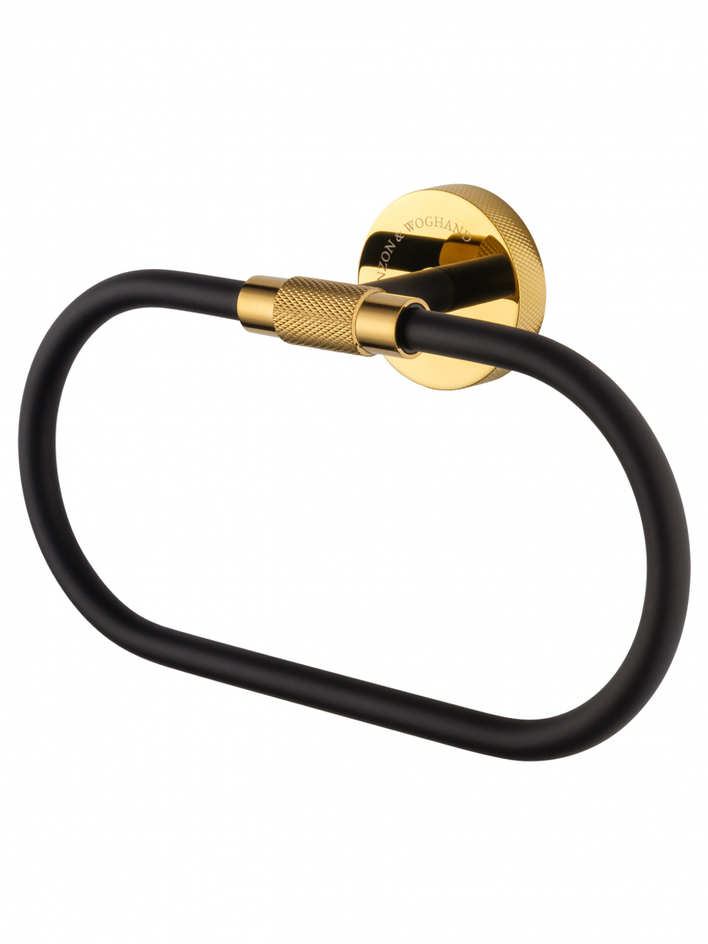 Кольцо для полотенец WONZON & WOGHAND MAJESTIC, Черный/Золото (WW-9213)