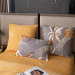 Комплект постельного белья Делюкс Сатин 100% хлопок на резинке LR504