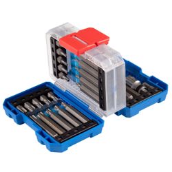 KING TONY (1041CQ-EB) Набор вставок (бит) 10 мм, Torx, Spline, Hex, 41 предмет