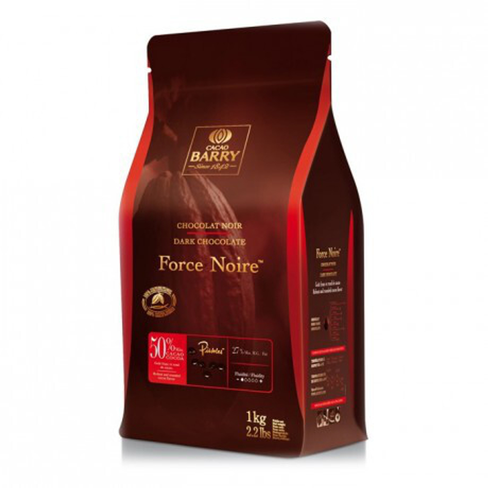 Шоколад тёмный Force Noire 50%, Cacao Barry, Франция, 1 кг