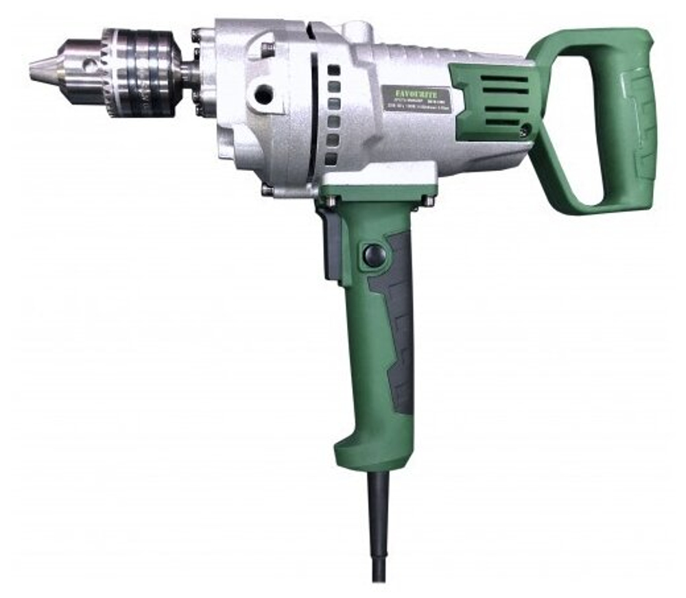 Строительный миксер FAVOURITE EM 16/1300, 1300 Вт зеленый/серый