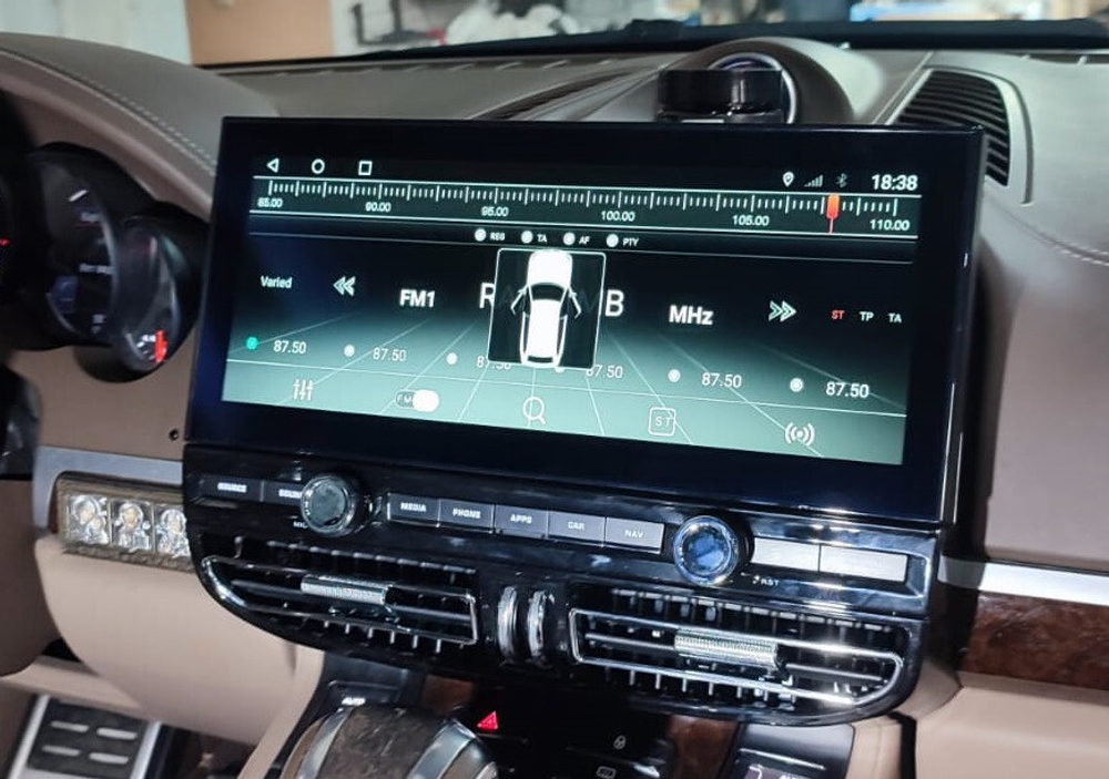 Магнитола Porsche Cayenne 958 2010-2016 - Carmedia KP-P1201 монитор 12.3" на Android 10, 6Гб+128Гб, CarPlay, 4G SIM-слот