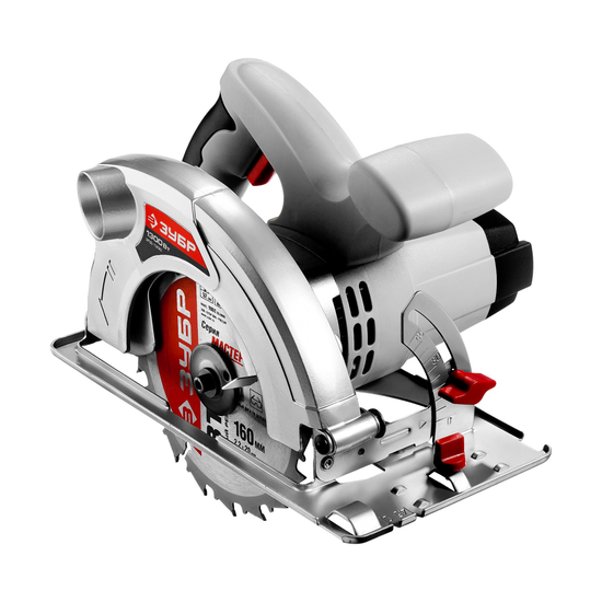 Пила дисковая ЗУБР ПД-55, 1300 Вт диск 165мм