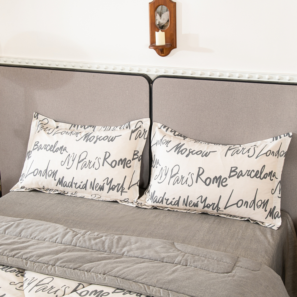 Комплект постельного белья Сатин с Одеялом 100% хлопок 160x80 на резинке OBR174