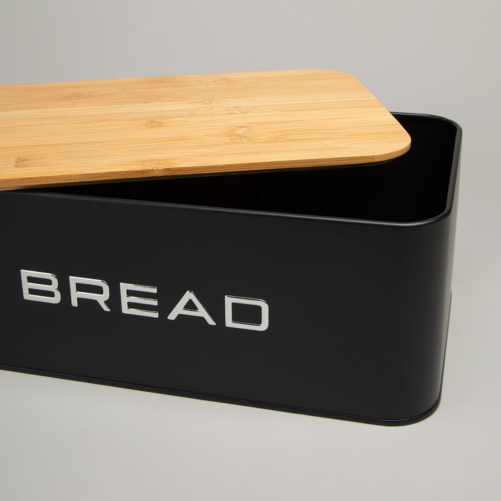 ХЛЕБНИЦА AGNESS BLACK, 33,5Х19Х12,5 СМ