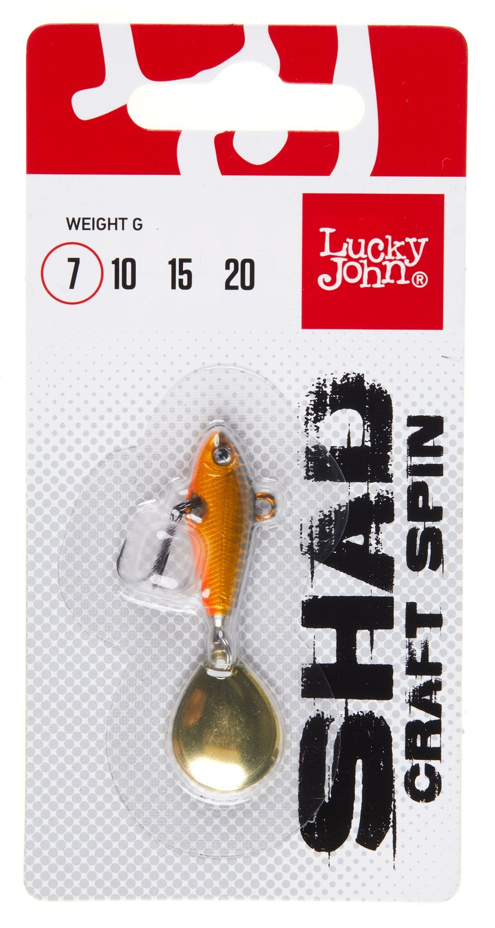 Тейл-спиннер Lucky John SHAD CRAFT SPIN 7г, цвет 016