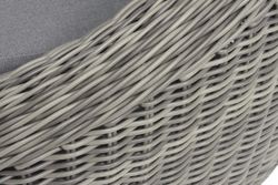 "Барселона" кресло из искусственного ротанга, цвет графит