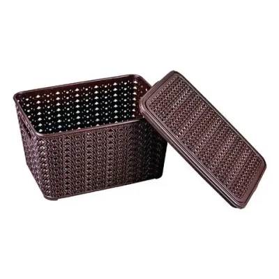 Шкатулка 5 л, Вязание, Шоколадный