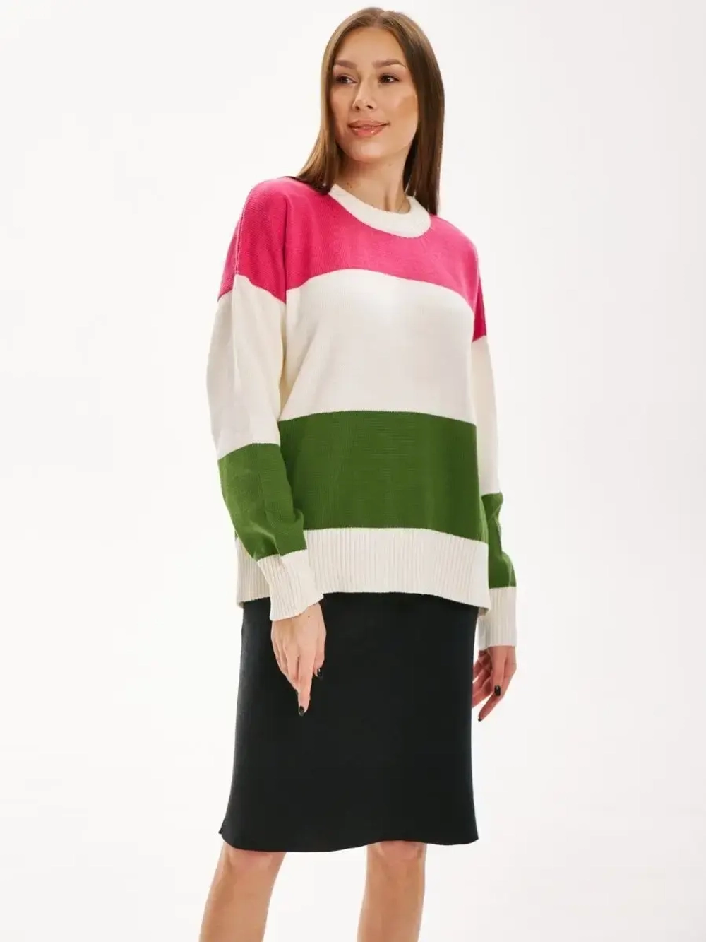 Джемпер в полоску