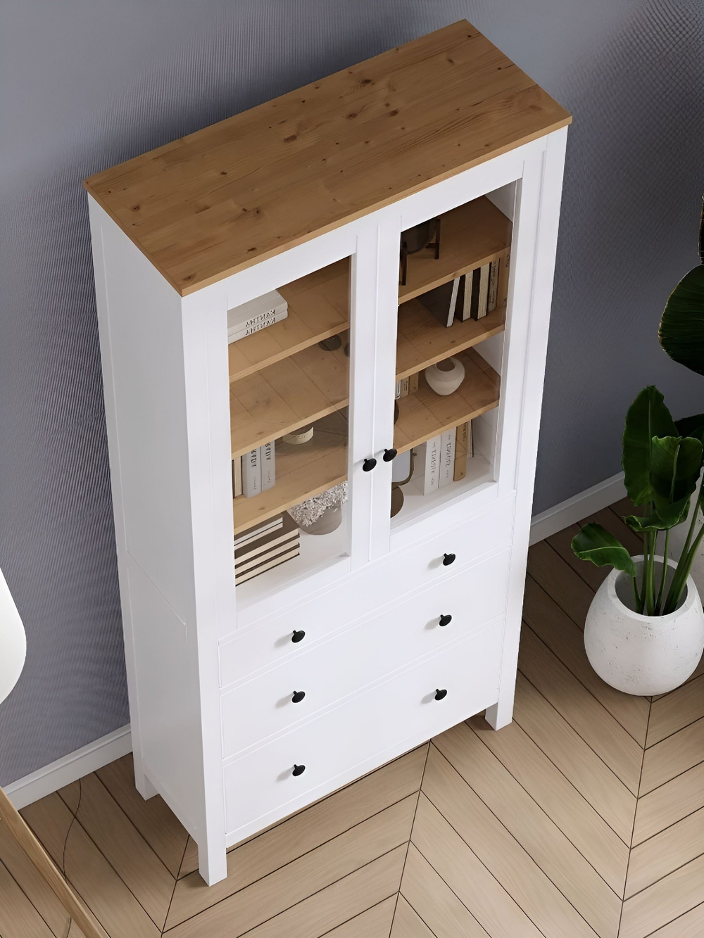 IKEA 90 / 198 / 37 / стеллаж бело-коричневый / Стеллаж - 1шт. Комплект крепежа и фурнитуры - 1шт. Сборочная инструкция - 1шт. / 34000 / белый / Стеллаж КЫМОР / - / 5 / Для дома