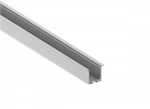 Врезной алюминиевый профиль,  47, 2х35х2000. Цвет: Анодированное серебро, Серия:DN8ALE