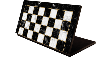 Шахматная доска складная Черный Мрамор XXL, Турция, Yenigun