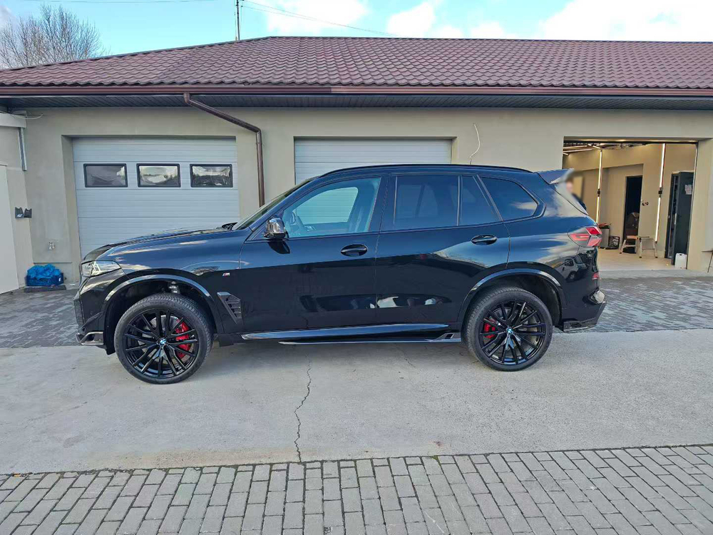 Карбоновый обвес для BMW X5 G05 G18 LCI рестайлинг 2023-2024+ БМВ Губа канарды юбки диффузор спойлер тюнинг