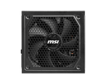 Блок питания MSI 1250W, MAG A1250GL PCIE5, Full Modular, ATX, 80+ GOLD, КПД >90%, Fan 135mm, Черный