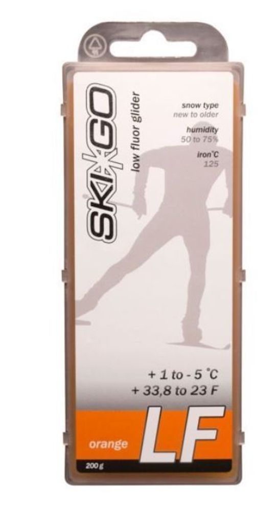 SkiGo LF Orange +1 до -5°C (для нового мелкозерн. снега) 200 гр.