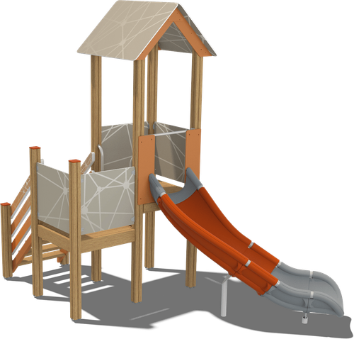 Детский городок Белгород (стойки дуб, паттерн Vector)