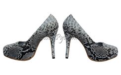 Туфли из кожи питона SH-26