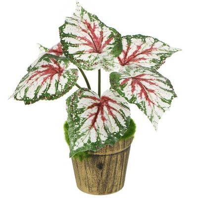 Цветок искусственный декоративный в кашпо, 9.5х20 см, Y4-4913