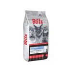 Сухой корм для стерилизованных кошек с индейкой Blitz Sensitive Turkey Adult Sterilised Cat All Breeds 10кг