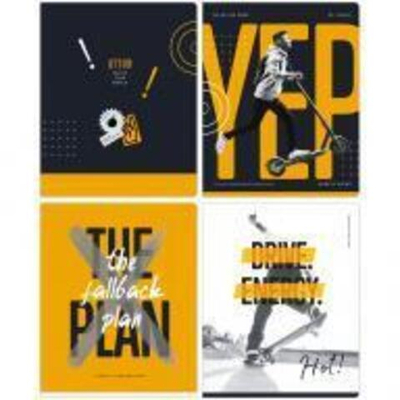 Тетрадь А5 40л. клетка "Orange mood" (BG)