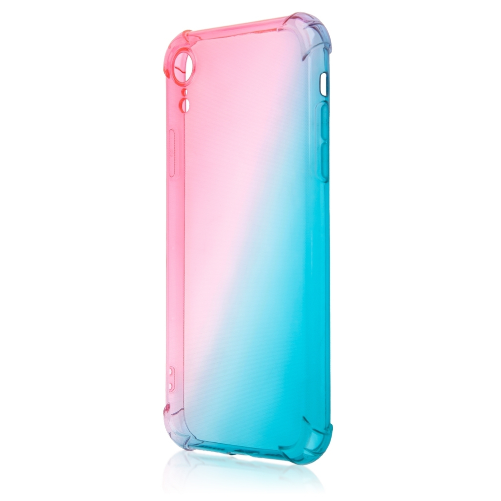 Чехол ROSCO для Apple iPhone XR оптом (арт. IPXR-HARD-TPU-PINK-BLUE)