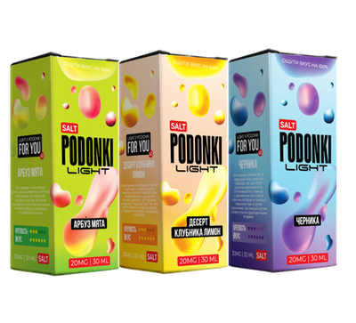 Жидкость PODONKI LIGHT Salt 2% 30 ml