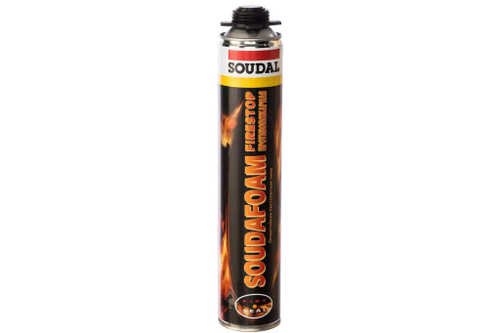 Пена пистолетная Soudal огнестойкая 1К Gun FR 750 мл