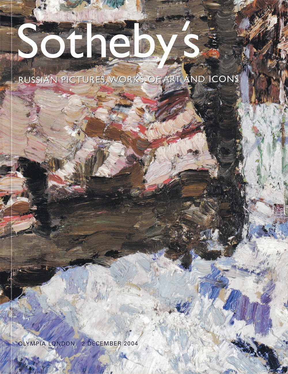Каталог аукциона Sotheby's, Лондон, Русская живопись, предметы декоративно-прикладного искусства и иконы от 2 декабря 2004 года