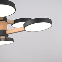 Люстра на штанге TURNA DBL L6 Black