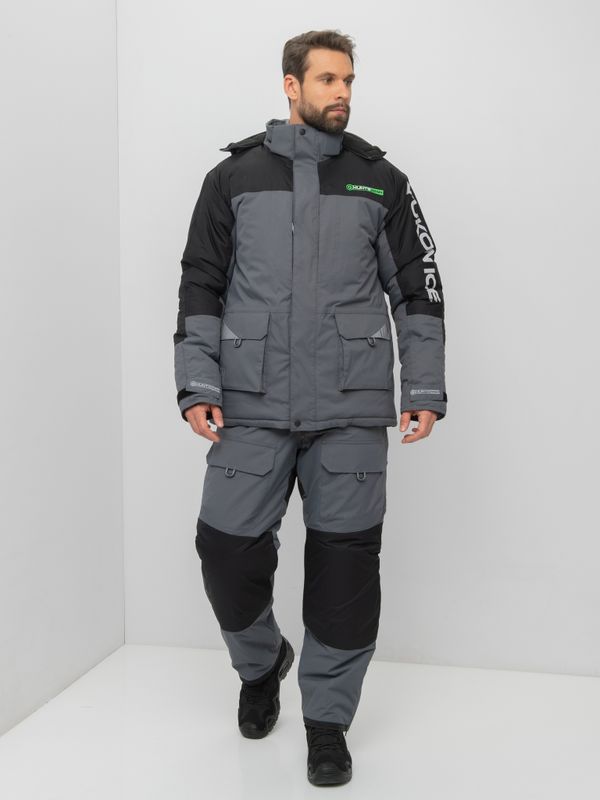 Костюм зимний Yukon Ice ткань Breathable цвет Серый/Черный
