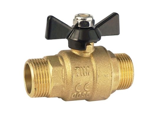 Кран шаровый Tim 3/4" НР-НР с бабочкой