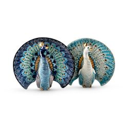 De Rosa Rinconada Статуэтка коллекционная Павлин белый