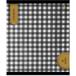 Тетрадь 48л., А5, линия, Alingar "Scotish cage. New"", скрепка, мелованый картон ( стандарт), блок офсет, 5 дизайнов в пленке т/у