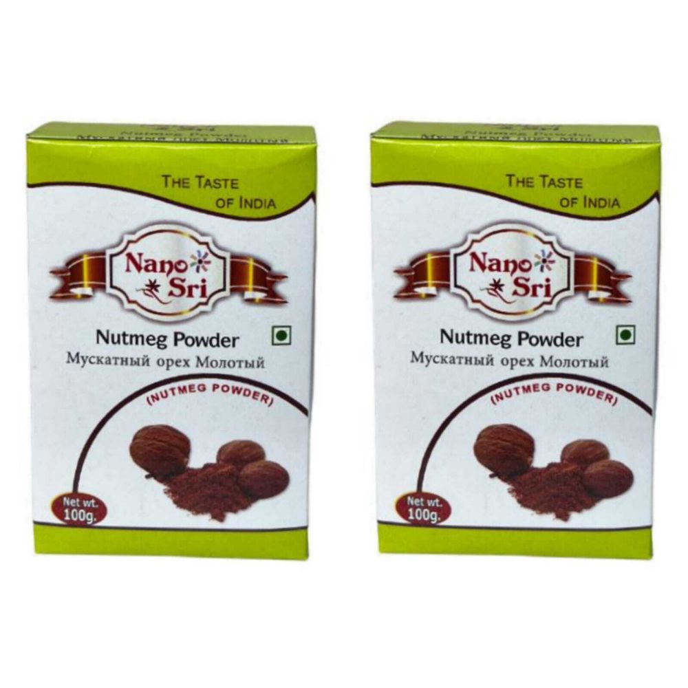 Мускатный орех молотый Nano Sri Nutmeg Powder, 100 г