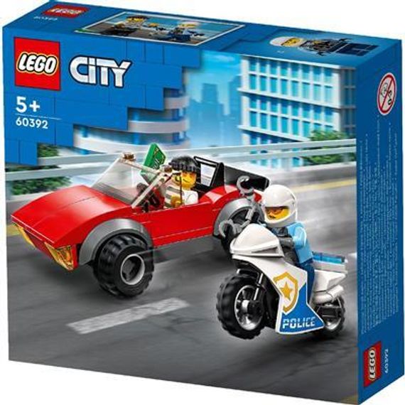 Lego konstruktor City 60392 Police Bike Car Chase