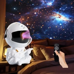 Проектор ночник звездное небо Космонавт с пультом