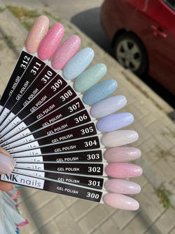 Гель-лак NIK nails Charmel 300, 8 мл