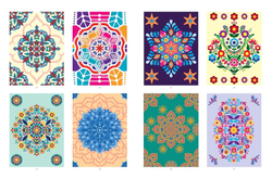 Раскраска по номерам Esprit Mandalas : 40 Coloriages mystère