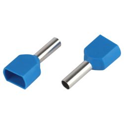 Наконечник-гильза ЭРА NO-225-143 двойной НШвИ 2.5-10 с изолированным фланцем упаковка 500 шт